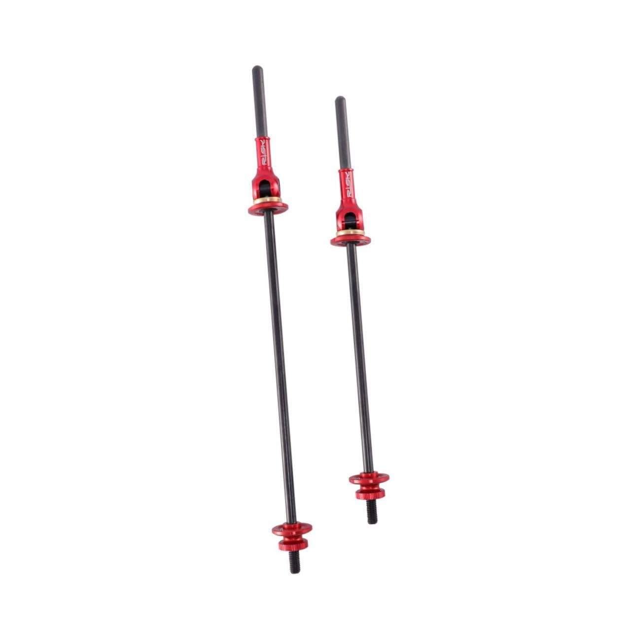 POPETPOP Levier De Déblocage Rapide pour Vélo Tige De Vélo Détachable Broches De VTT Brochettes De Déblocage Rapide en Titane Moyeu De Vélo À Déblocage Rapide Accessoire De VTT Rouge