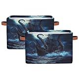 Grand panier cadeau : chaque panier de rangement cube avec impression artistique, panier de rangement décoratif non seulement un excellent ajout à votre maison, mais également un panier cadeau pratique lors d'une fête prénatale ou d'autres vacances, fournit divers paniers à thème pour les filles, les garçons, les hommes et les femmes, bienvenue dans notre boutique