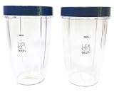 Taza Nutribullet de 680,4 ml con anillo 2 piezas, vaso de licuadora media.