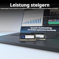 Timetec Premium 16GB KIT (2x8GB) DDR4 2400MHz (PC4-2400T) PC4-19200 SODIMM – Non-ECC Unbuffered, 260-Pin, 1,2V, CL17, Speichermodul für Laptops, Mini-PCs und All-in-One-Computer – Ansicht 4