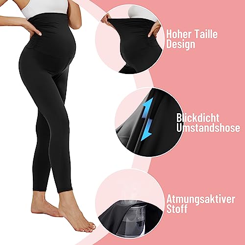 Variante de AMIYOYO leggins premama Negro L