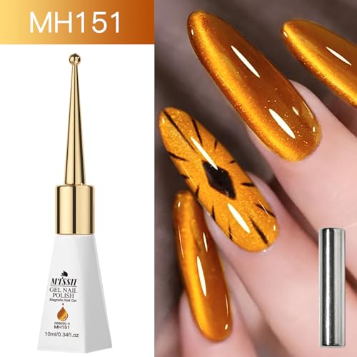 Esmalte gel magnético Yellow Cat Eye 10ml miniatura 2