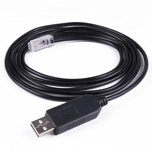Cable convertidor USB a RJ11 RJ12 RS232 cable de comunicación serie 3m de datos 3