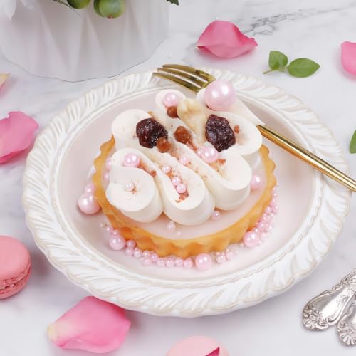 Image of Pink Sprinkles for Cake Decorating, 130g /4.6oz Edible Light Pink Pearl Sprinkles Mix, Sugar Candy Pearls for Baking, Cookie Decorations and Cupcake Toppings, Wedding Party Valentines Supplies