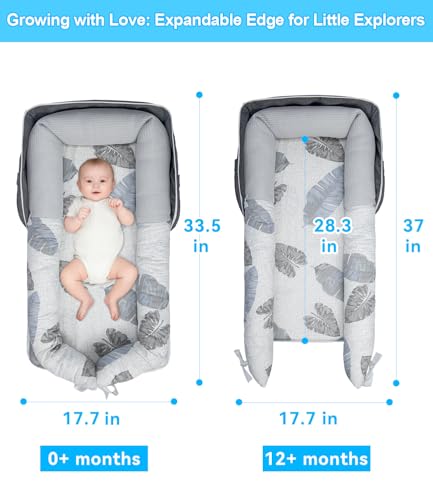 Nid de bébé pliable avec auvent pour sieste extérieure de 0 à 12 mois - 6