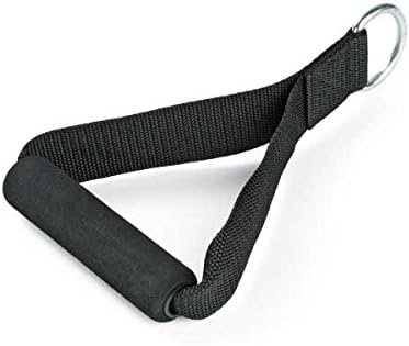 Single Nylon Cable Handle Attachment Foam Grip w/D Ring-Cable Cross Boxflex Freemotion