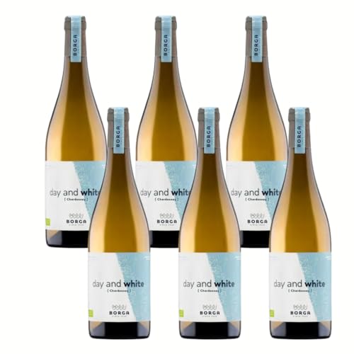 SUPER OFERTA - Chardonnay D.O.C., Vino Blanco Seco Italiano, Sabor Fresco con un Gusto Afrutado y Redondo,6 botellas x0,75l