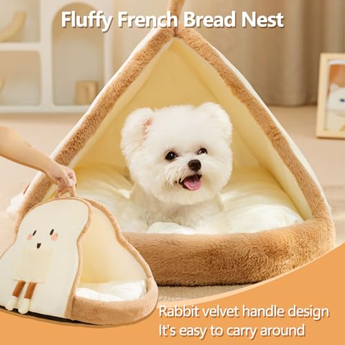Galatée Cat Bed, Cat Beds for Indoor Cats Washable Cat Cave Bed House Cozy Cat Hideout, Cute Cat House - Image 2