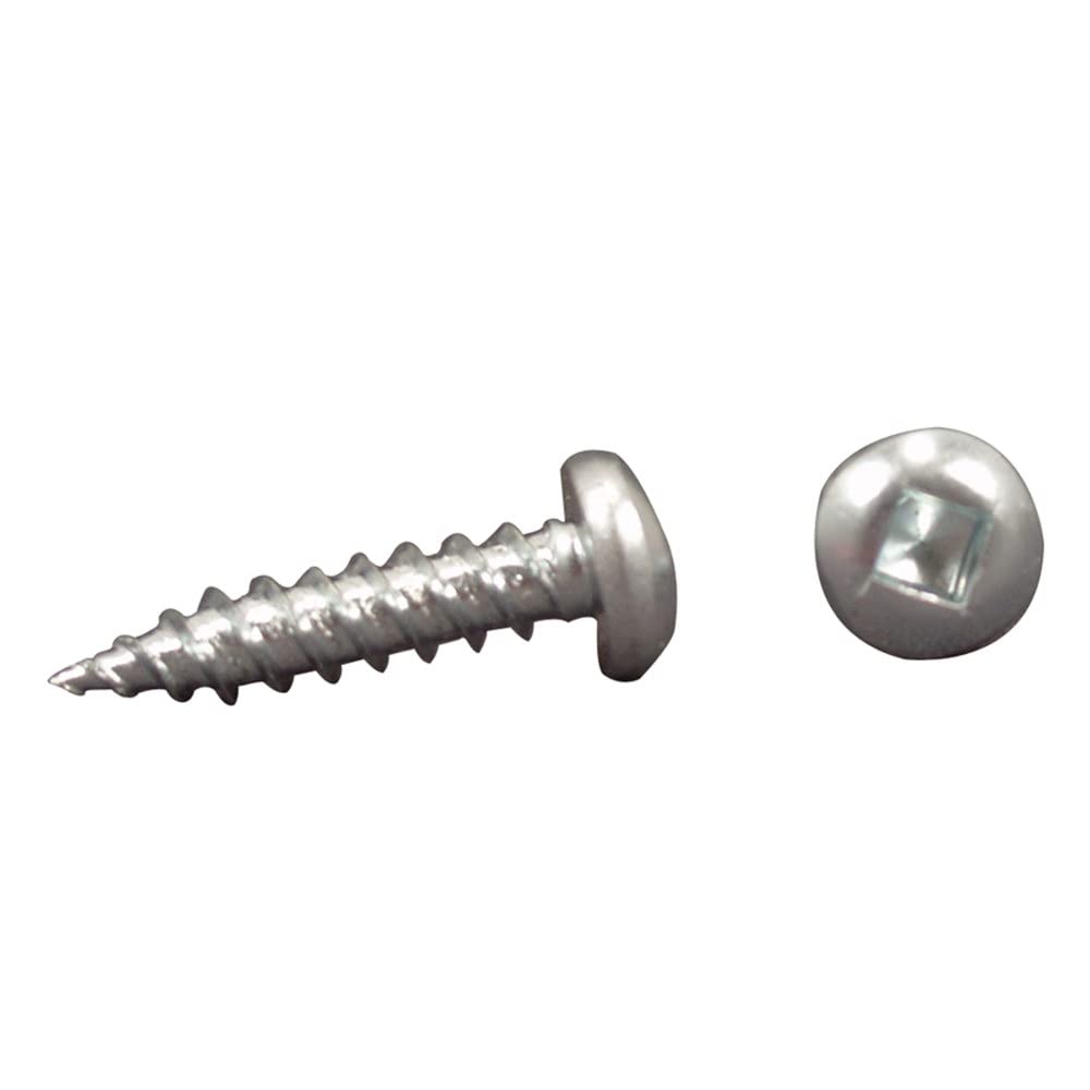 AP Products 012-PSQ500 8 X 1-1/4 Pan Head Square Recess Screw - Pack Of 500
