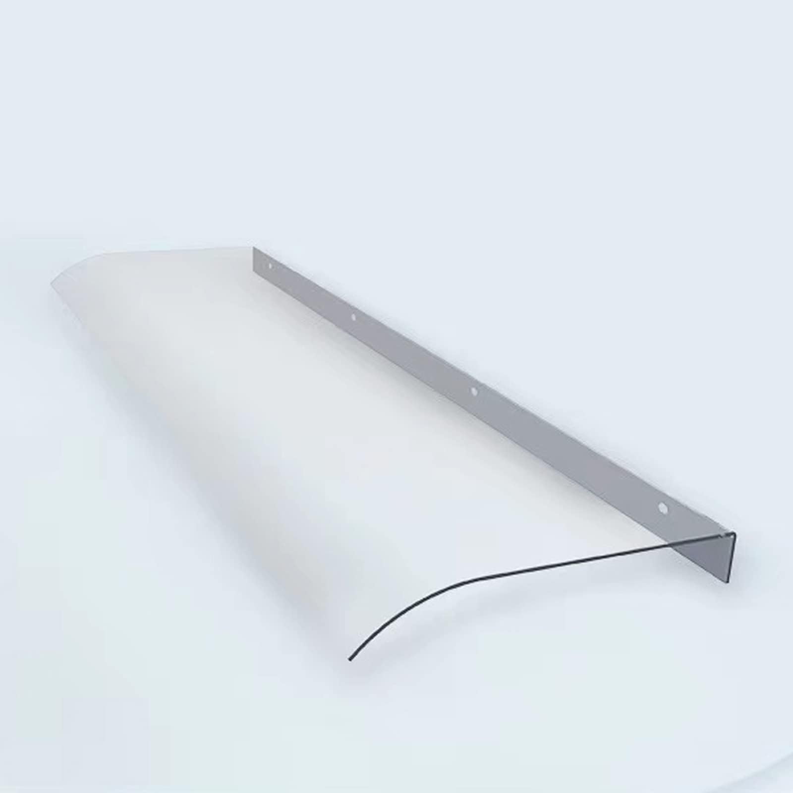 Jfutd Clear Modern Design Door Canopy Awning,Transparent Porch Awning,3.5Mm Thick Porch Canopy,Invisible Window Rain Shelter,Rain Over Shelter,For Front Back Porch External(40X120cm/16 X47)