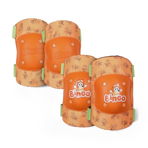 Image of Kids Elbow and Knee Pads, Protective Gear Set, Adjustable Straps