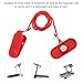 NQEUEPN 2pcs Treadmill Magnet Safety Key Replacement, 1.89x0.79in Magnetic Safety Switch Clip Universal Treadmill Emergency Stop Magnet for Treadmills Running Machines (Flat Oval)