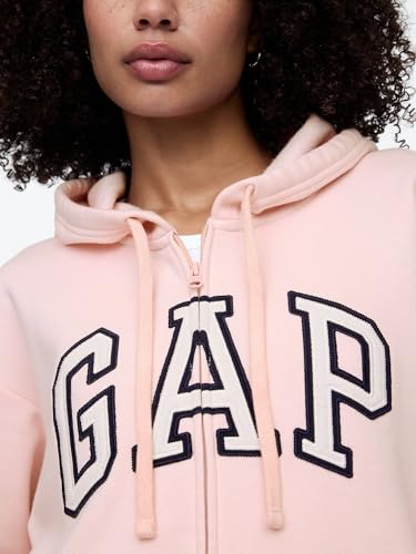 Image of GAP Women's Logo Hoodie Hooded Full Zip Sweatshirt
