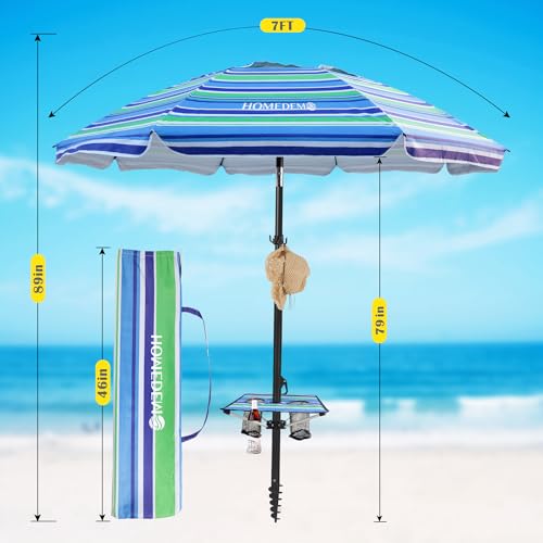Homedemo YT65824 Beach Umbrellas For Sand Heavy Duty Wind thumb #7