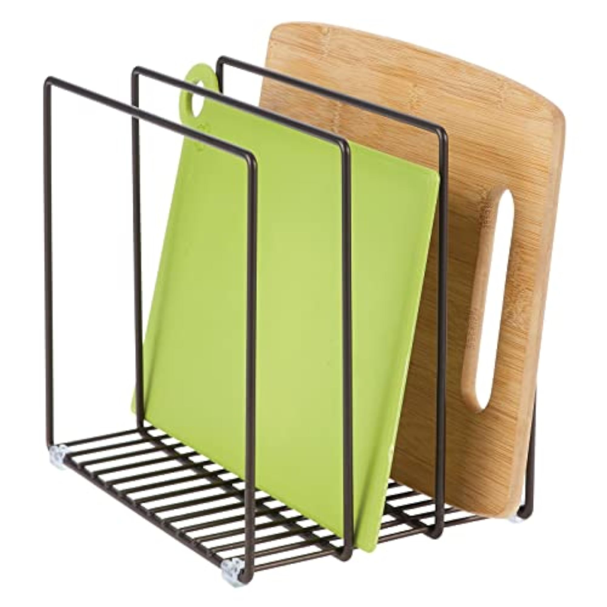 Metal Wire Organizer Rack for Kitchen Cabinet, Bronze