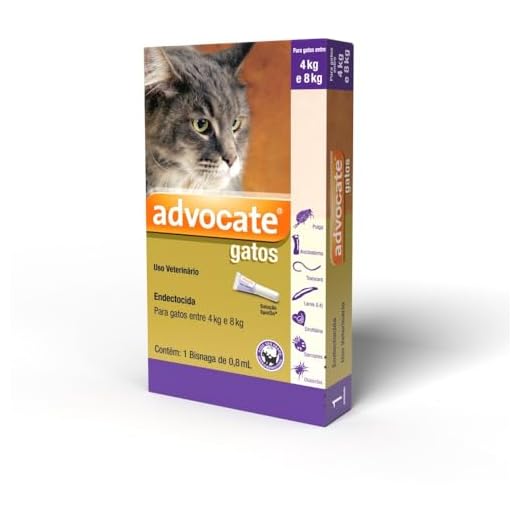 Antipulgas Combo Advocate para Gatos entre 4 e 8kg 0,8ml