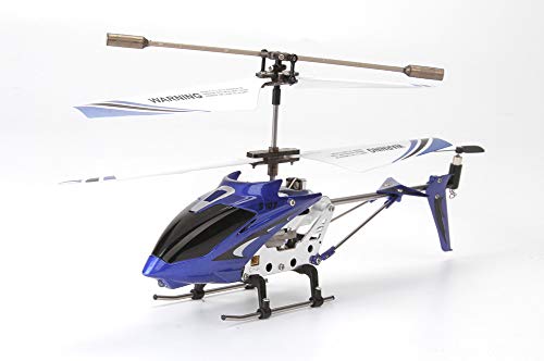 Preisvergleich Produktbild SPLLEADER Hubschrauber ferngesteuert Helikopter Fernbedienung,Indoor Outdoor Flugzeug Geschenk Kinder 3.5 Kanal 2.4 Ghz LED Leucht Gyro Höhe halten Grün,Blau