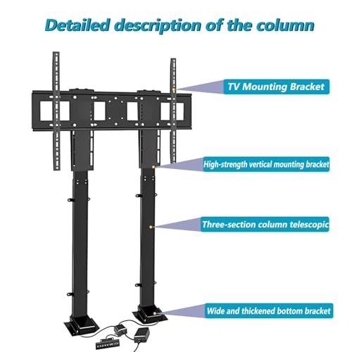 Soporte Telescópico Eléctrico para TV 55-120 pulgadas miniatura 3