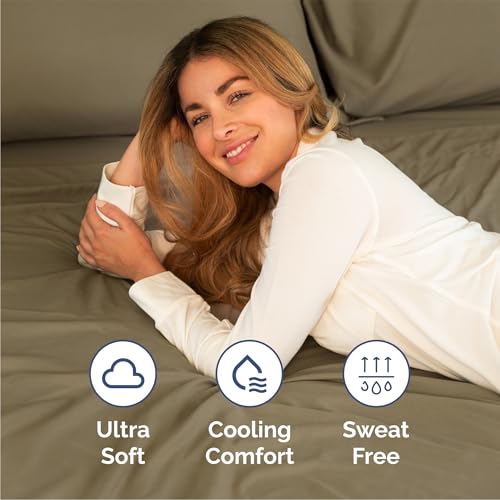 image for CGK Unlimited Queen Size 4 Piece Sheet Set - Comfy Breathable & Coolin