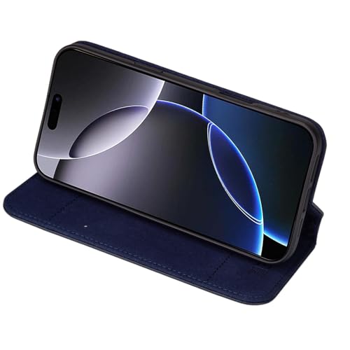 32nd Classic Series 2.0, Real Leather Book Wallet Flip Case Cover For iPhone 16 Pro Max (6.9"), With RFID Blocking Card Slot - Image 4