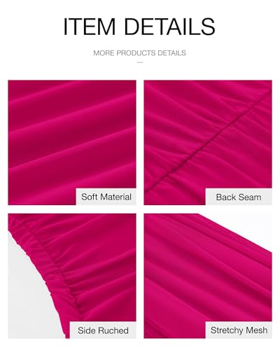 Image of BTFBM 2026 Summer Wedding Guest Dresses for Women One Shoulder Bodycon Ruched Mesh Formal Cocktail Spring Fall Maxi Dress