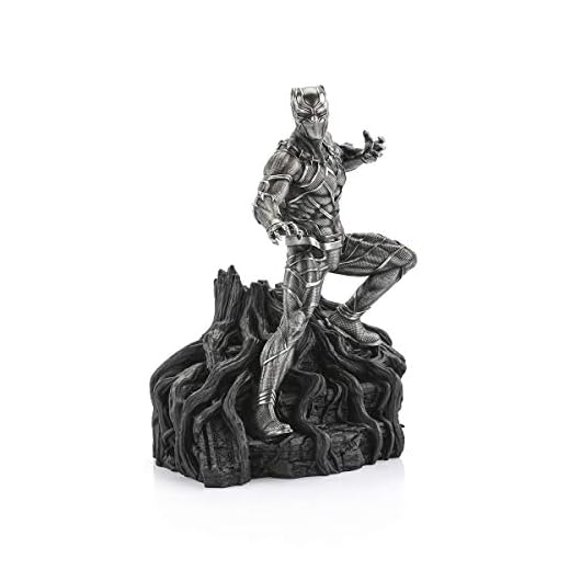 Royal Selangor Hand Finished Marvel Collection Pewter Limited Edition Black Panther Guardian Statue Gift
