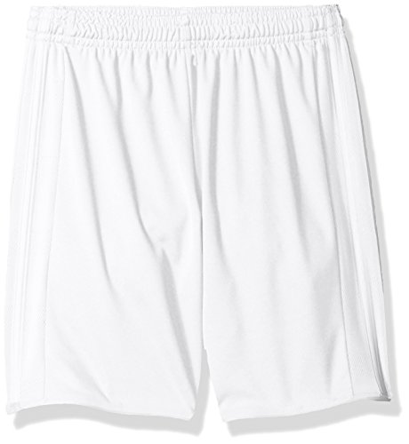 adidas Tastigo 17 Climacool Quarter Length Soccer Shorts, White/White, Medium