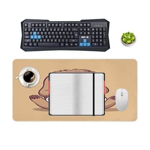 Yoga Sloth Coffee Desk Pad con Base de Goma Grande miniatura 4
