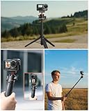 21"/54cm Mini Tripod Selfie Stick for DJI Osmo Action 5 Pro/4/3, Osmo 360, 2-in-1 Portable Extendable Volg Handle Stand for Travel - Accessories for DJI Osmo Action - Image 3
