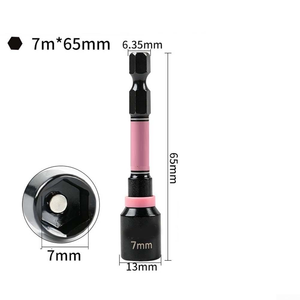 Adaptador Hexagonal 6.35mm con Imán para fuerte para Brocas Adaptador(7mm)