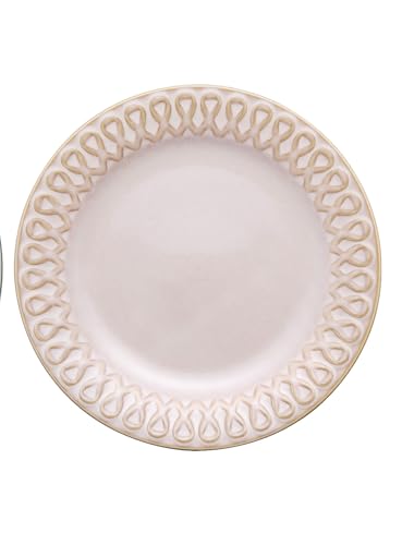 Aito Plate, Cake Plate, Bread Plate, Stylish, Retro, Nostalgic, 8.3 inches (21 cm), Plate (Cream, 1 Sheet), White, White Plate