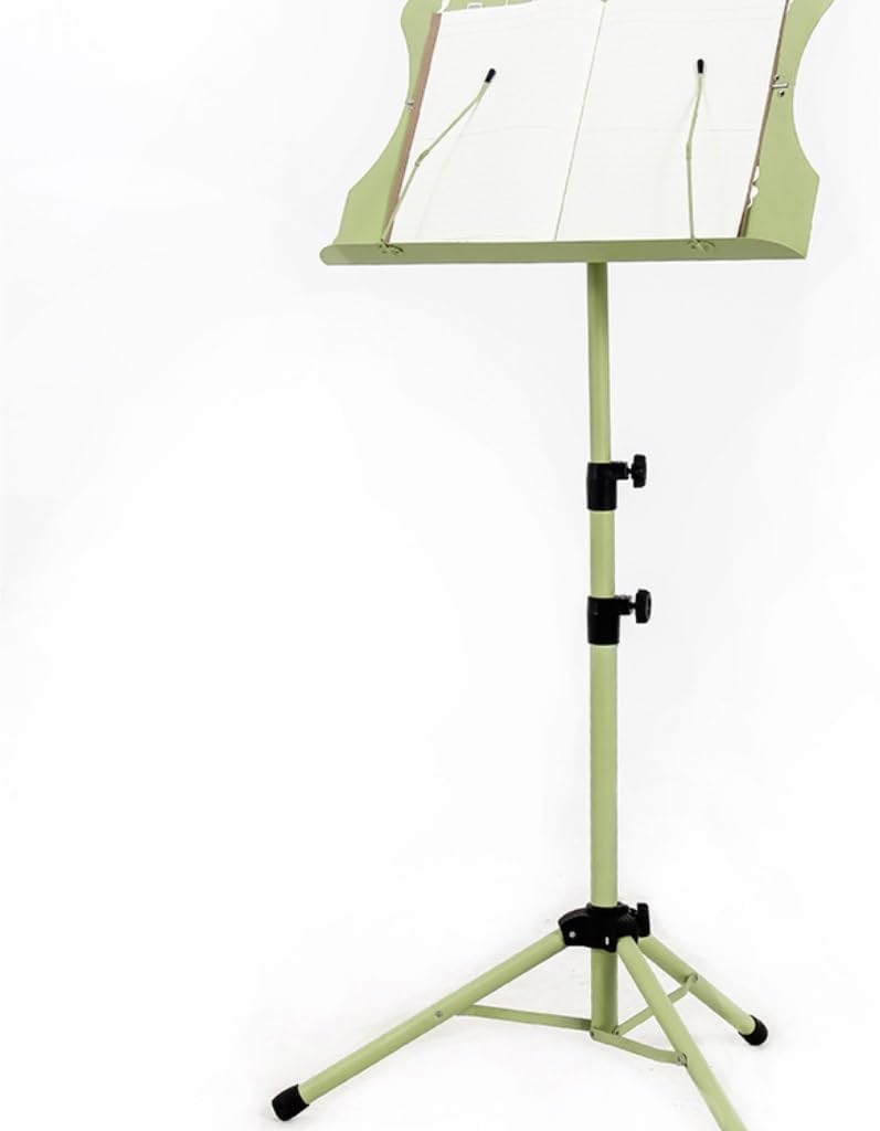 状態確認用 折りたたみ譜面台 ブラックミュージックスタンドポータブル折りたたみ