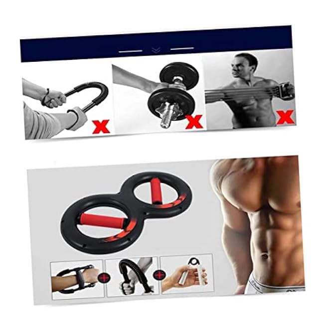 10kg Shaped Hand Gripper Strength Trainer Heavy Grip Device for Arm and Wrist Strengthening Red Athletes Fitness Enthusiasts Present Giving