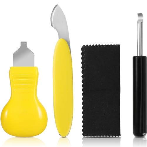 Botober 4 PCS Professional Watch Back Removal Tool，Pry Back Case Opener， Battery Replacement Set, Watch Repair Kits