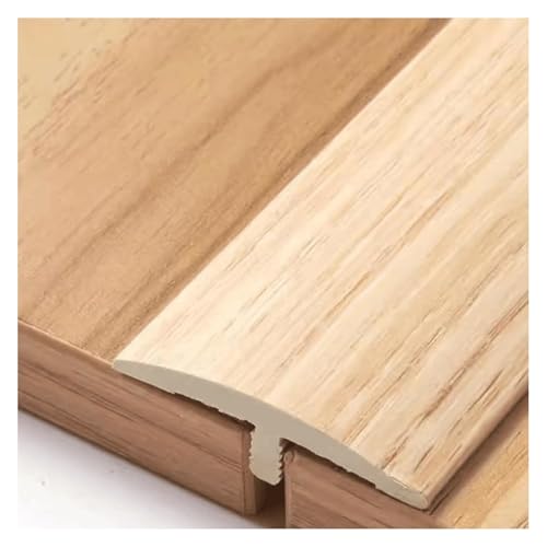 Bande de transition autocollante en PVC - Forme en T - Pour une bordure de sol sans couture