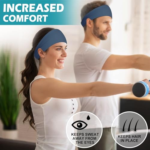 Faixa de treino para treino | Tiara de tecido,Faixa de cabeça antiderrapante da moda, faixa de suor