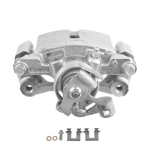 Image of Detroit Axle - Rear Right Brake Caliper w /Bracket Replacement for 2005-2009 Chevy Uplander Buick Terraza Pontiac Montana Saturn Relay