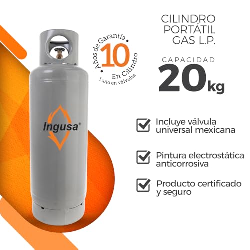 Tambo de gas 6 tambo de gas marca INGUSA (3)