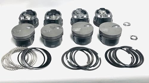 Pistons and matching Rings bundle compatible with 2010-2015 Chevrolet GM 4.8L or 5.3L LS-series V-8 engine requiring flat top with 2-valve relief pistons. (STD 3.780 Bore diameter)