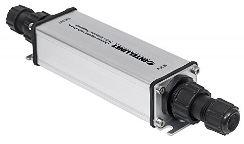 Image of Intellinet Outdoor Gigabit PoE+ Extender, IP65, 25W, 328 Ft Range | IEEE 802.3af /at range booster adds 328 ft per unit, up to 1640 ft cascade; no extra adapter needed, metal housing
