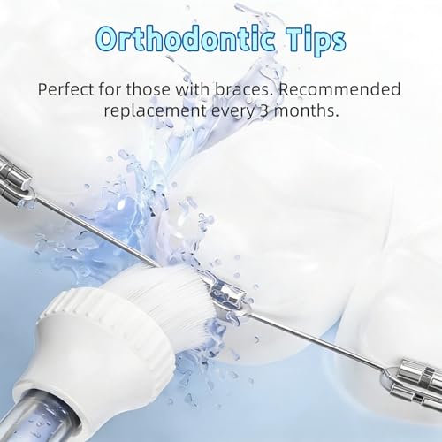 Water Dental Flosser Tip Replacement Heads Oral Irrigator Refill Heads Jet Tips,Only Compatible Water Flosser COSLUS C20 (F5020E), E40 (WFP14), C31 (F5023), C50, and C51