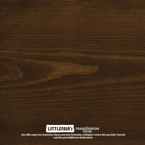 Littlefair's Holzbeize auf Wasserbasis - (Französische Eiche) - ungiftig, umweltfreundlich und schnell trocknend - Einfach aufzutragende… – Ansicht 2