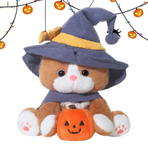 Peluche chaton pour décoration de chambre d'enfant et salon pendant la fête de Halloween