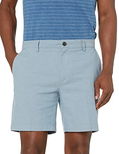 Image of Amazon Essentials Men's Slim-Fit 7 inch Lightweight Comfort Stretch Oxford Shorts with Tapered Leg