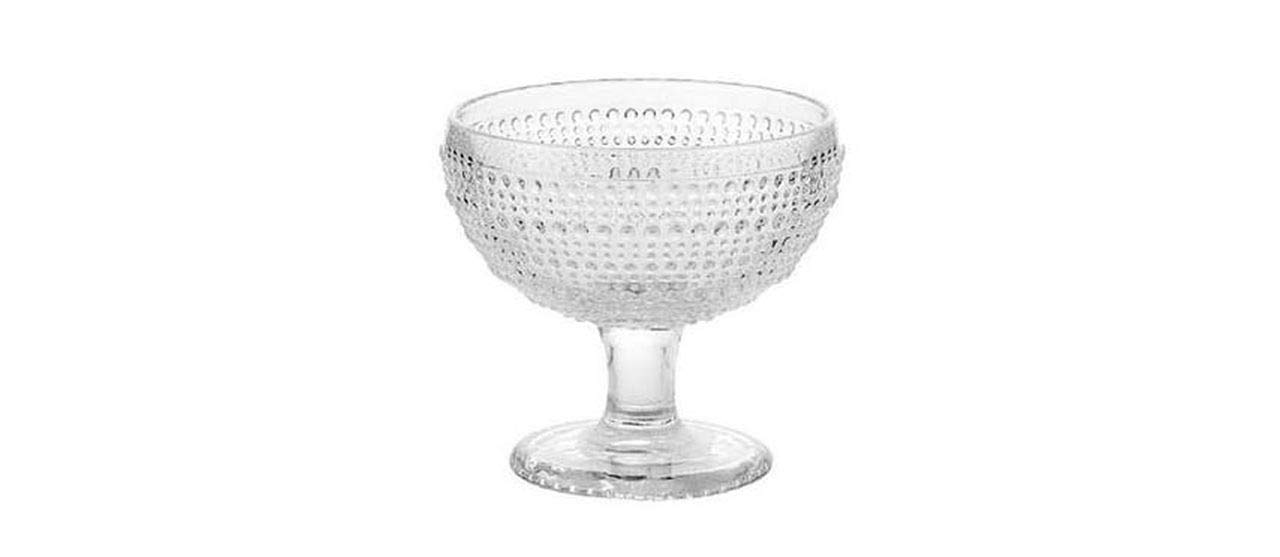 SWEET HOME Coppa Gelato Trasparente in Vetro 29cl Set di 6 Pezzi cod.PS00043LU cm 10,5h diam.11,5 by Varotto & Co.