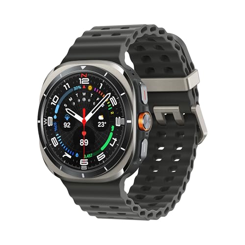 Samsung Galaxy Watch Ultra 2025 (Titanium Silver, LTE, 47mm) Smartwatch Galaxy AI, Design Resistente...