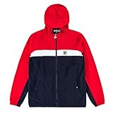 Fila Blau Clipper getäfelte Jacke