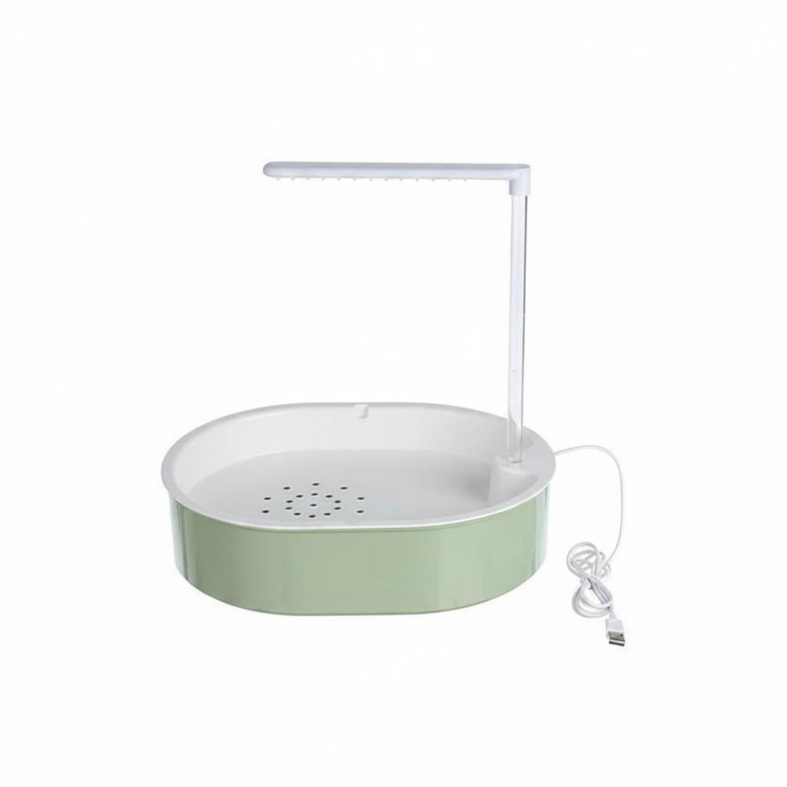 Automatic Parrot Bath Easy to Clean Circulating Bird Bath USB Powered Bird Shower Tray for Parrots, Small Birds, Indoor, Green with Shower-image-49