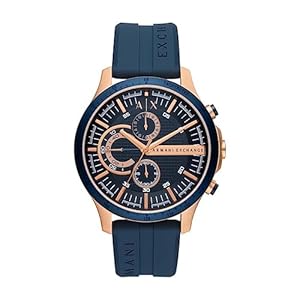 Armani Exchange Herren Quarz-Chronograph Uhr mit Armband AX2440