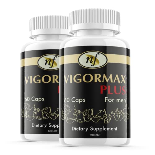 (2 Pack) Vigor Max Pills, Official Vigor Max Supplement for Men, New 2022 VigorMax Pill Formula, 60 Day Supply (120 Capsules)